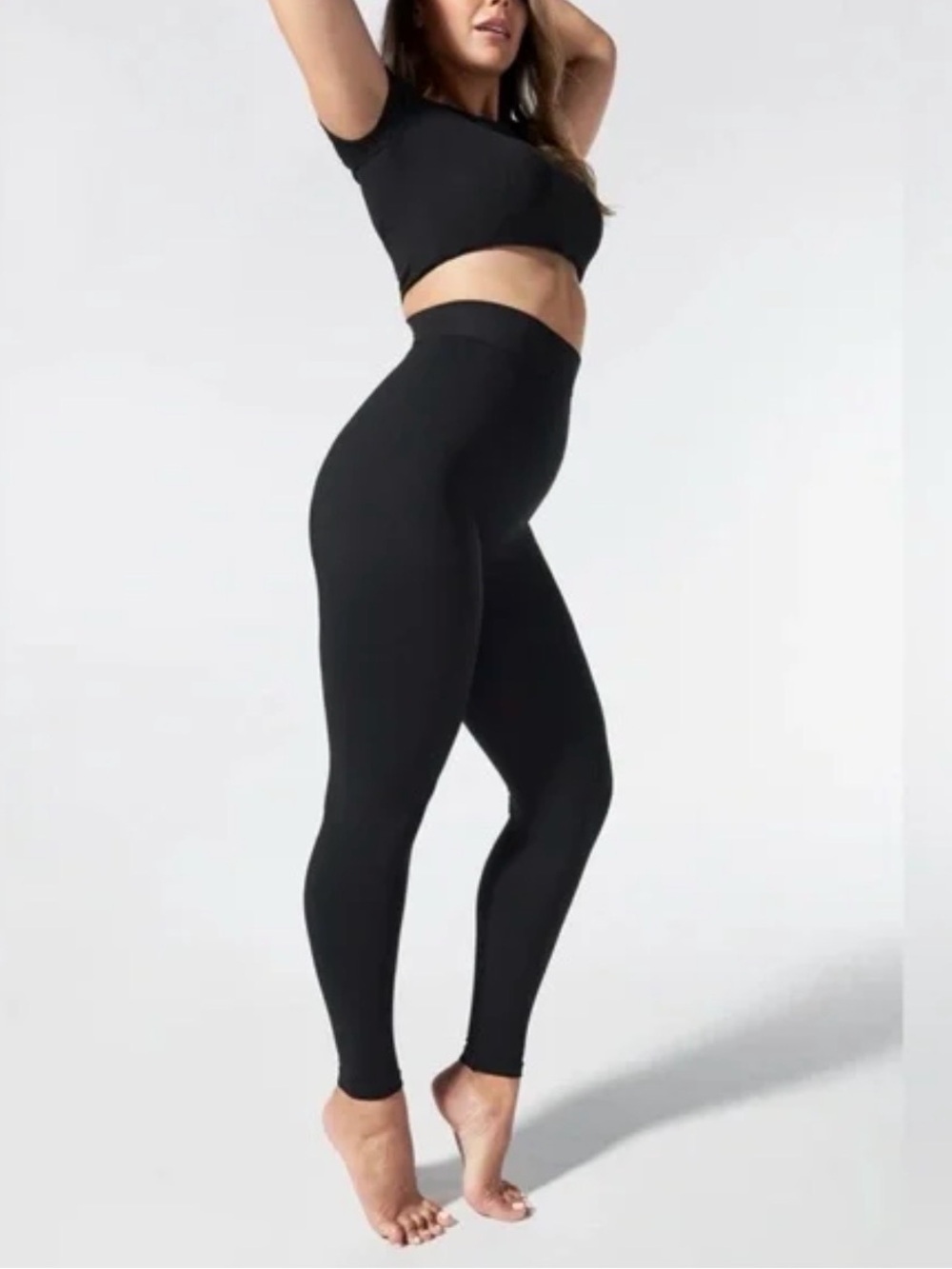 BLANQI Black High-Waist Shaping Leggings